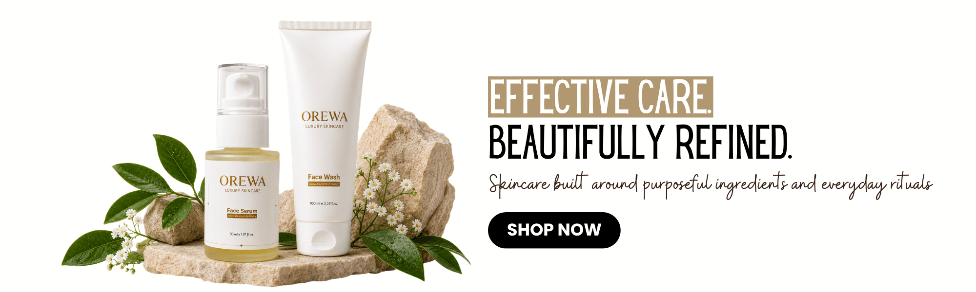 OREWA Skincare Banner