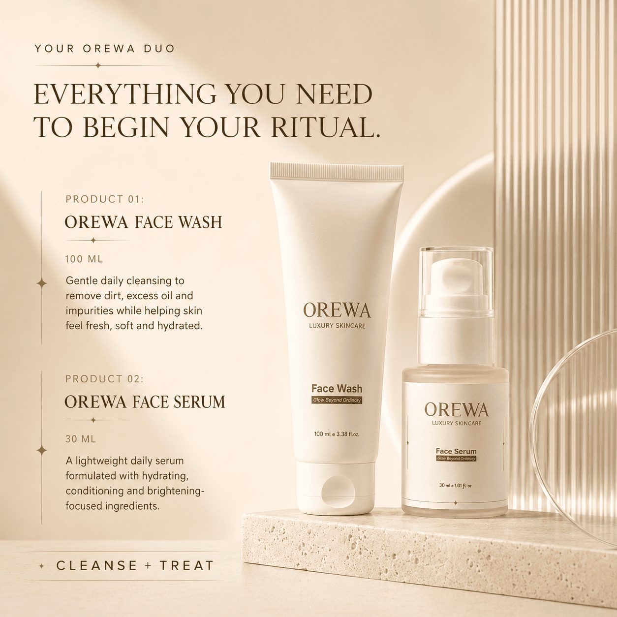 OREWA Glow Ritual Duo